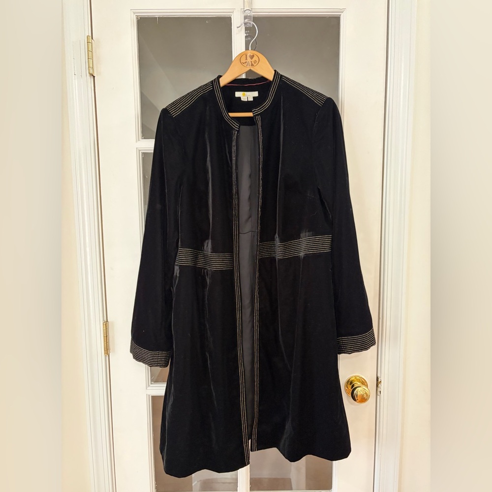 Boden Grosvenor Velvet Duster - Size 14 - Picture 3 of 11